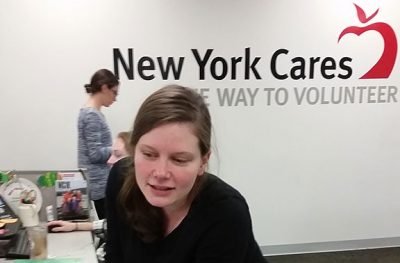 Brittany Agne at New York Cares Office