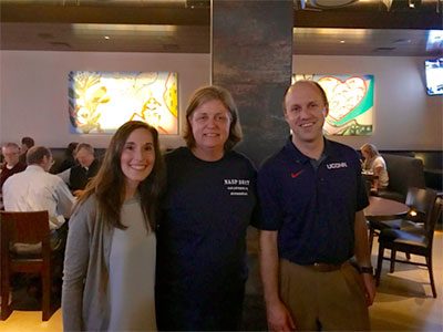 Lea Theodore, Melissa Bray, and Nicholas Gelbar at NASP Conference