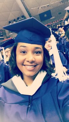 Monique Duzant-Hastings at Commencement 2017