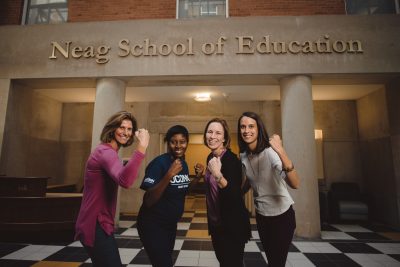 Global Sports Mentoring Program Emerging Leader with UConn mentors