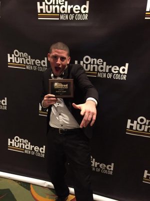 Justis Lopez at 100 Men of Color Awards