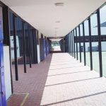 Empty school corridor (ThinkStock image)
