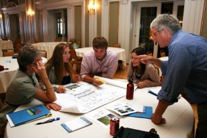 Bruce Hyde of CLEAR works with students