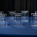 Engraved book awards presented at 2019 Neag School Alumni Awards Celebration