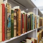 Rare books on shelf