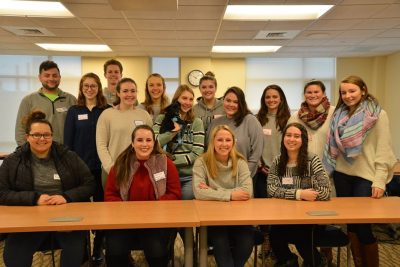 Students in Neag School’s special education program gathered in December on the UConn Storrs campus to network and share ideas