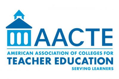 AACTE logo: The American Association of Colleges for Teacher Education.