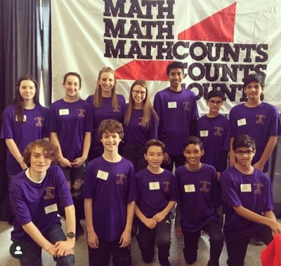 Enrique with math students.