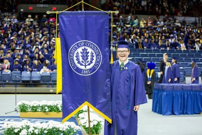 Kurt Daigle at graduation.