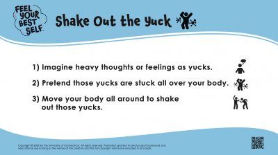 Feel Your Best Self Strategy Card for 'Shake Out the Yuck'