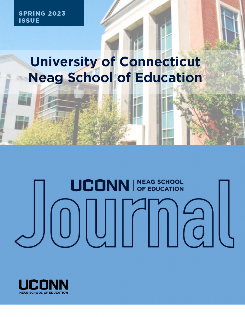 Cover of Spring 2023 issue of the Neag School of Education Journal